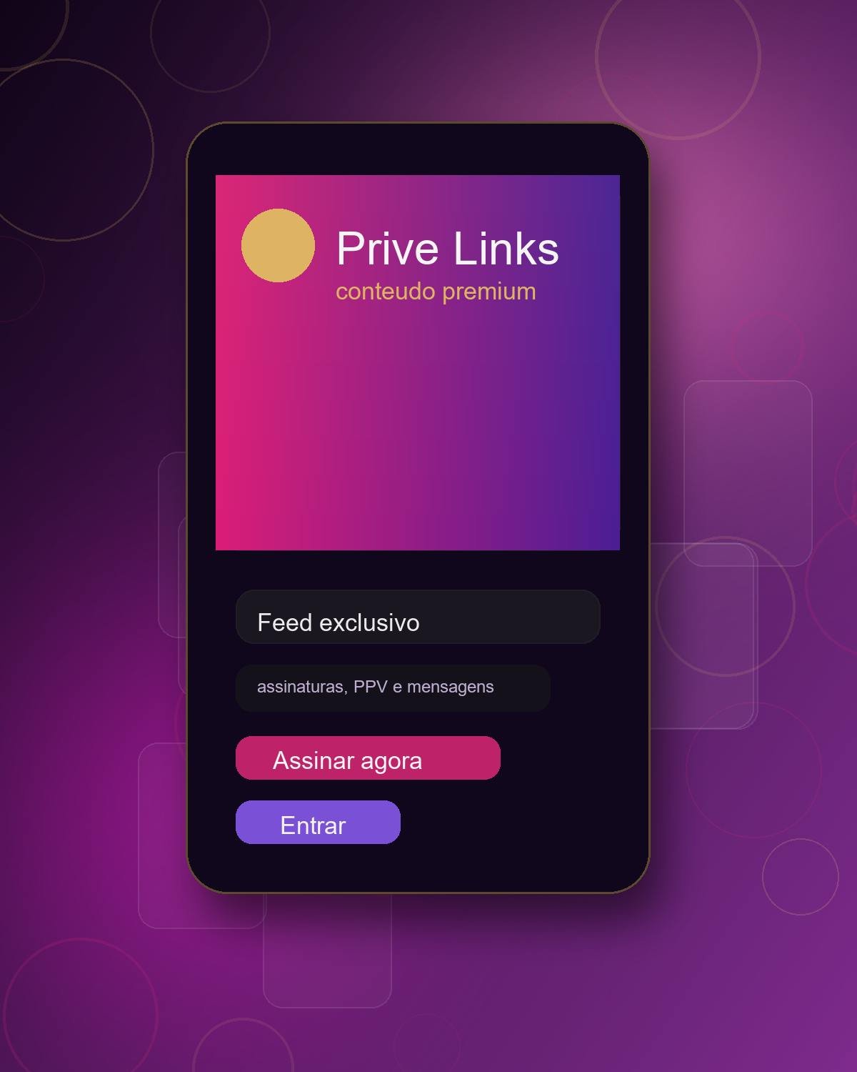 Prive Links em destaque